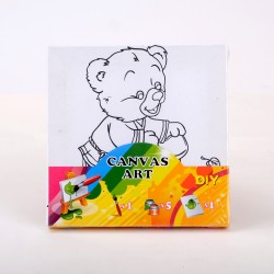 Desenli Boyama Tablosu - Ayıcık