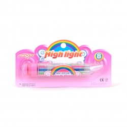 Highlight 8 Renkli Fosforlu Tükenmez Kalem