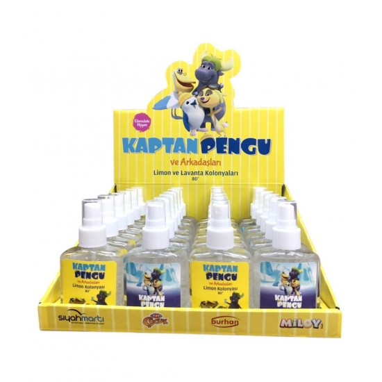 Kaptan Pengu - Lisanslı Limon ve Lavanta Kolonyası 100 ml